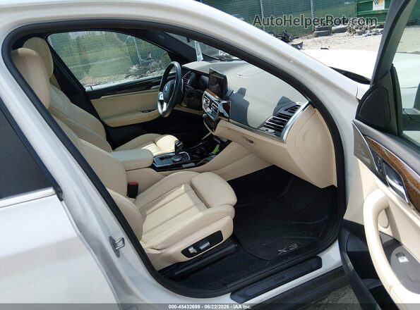 5UX53DP01N9L25672 2022 BMW X3 White Սալոնի դիմացի տեսք