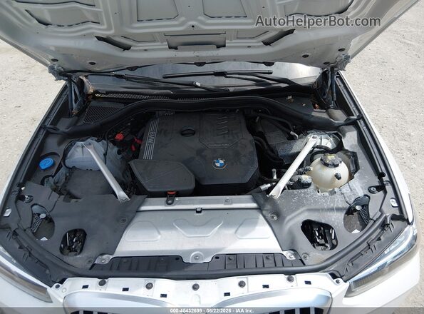 5UX53DP01N9L25672 2022 BMW X3 White Հետևի տեսք