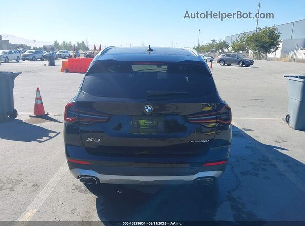5UX53DP01N9M15355 2022 BMW X3 Black 