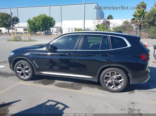 5UX53DP01N9M15355 2022 BMW X3 Black Սալոնի 360 աստիճան տեսք