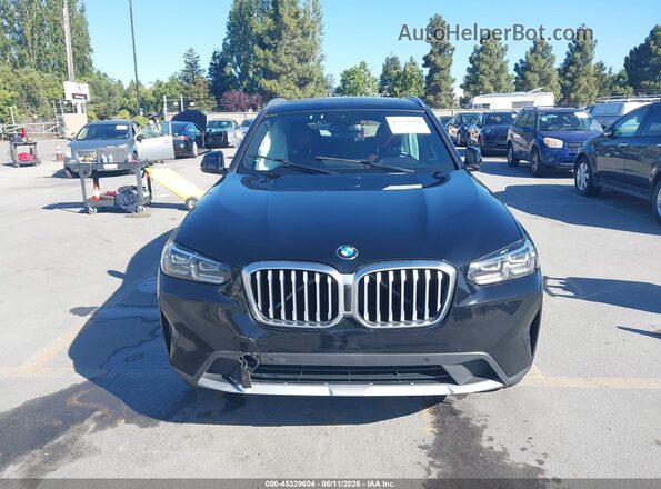 5UX53DP01N9M15355 2022 BMW X3 Black Սարքավորումների վահանակի տեսք