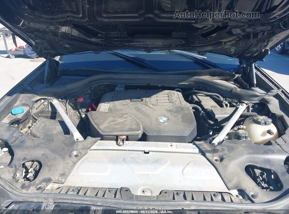 5UX53DP01N9M15355 2022 BMW X3 Black Հետևի տեսք