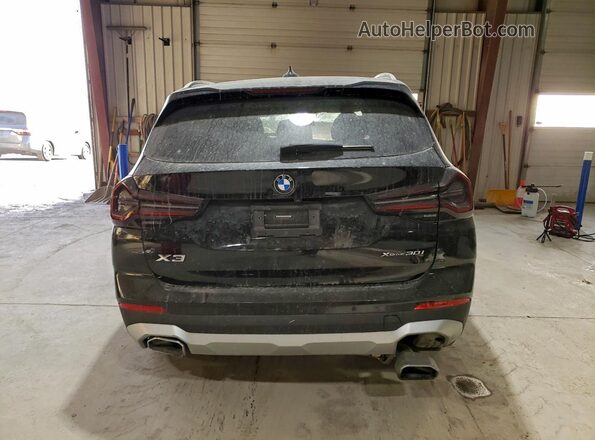5UX53DP01P9P18316 2023 BMW X3 Black უკანა ხედი