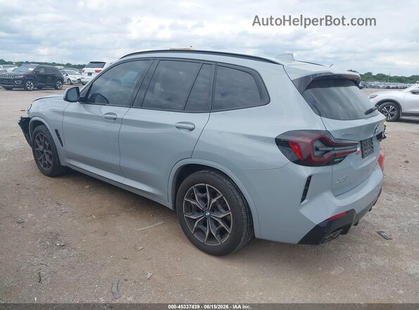5UX53DP01P9R73161 2023 BMW X3 Серый Задняя левая четверть