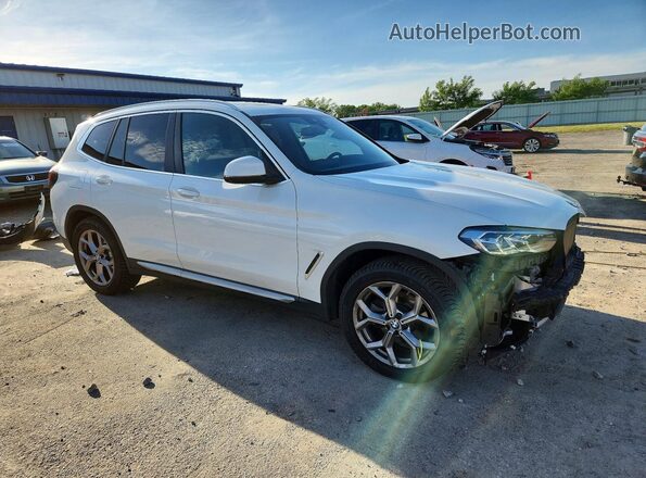 5UX53DP01P9S00089 2023 BMW X3 White Front right