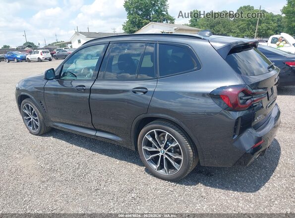 5UX53DP01R9U27267 2024 BMW X3 Серый Задняя левая четверть