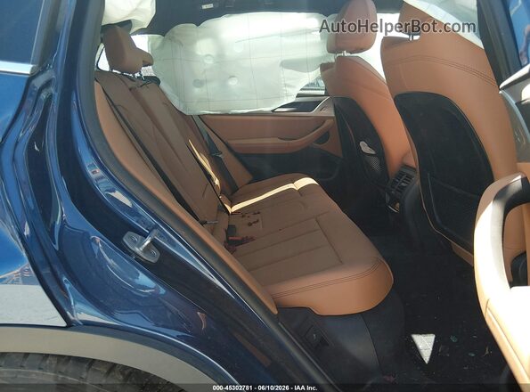 5UX53DP01R9V52351 2024 BMW X3 Blue Вид наклейки з VIN-кодом