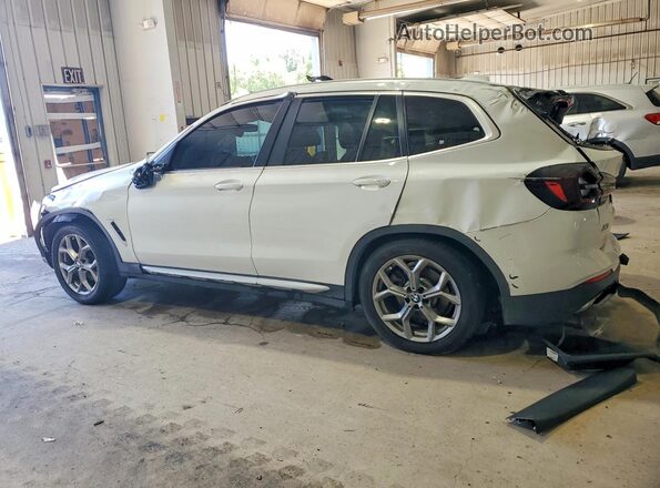 5UX53DP02P9R81771 2023 BMW X3 White Rear left