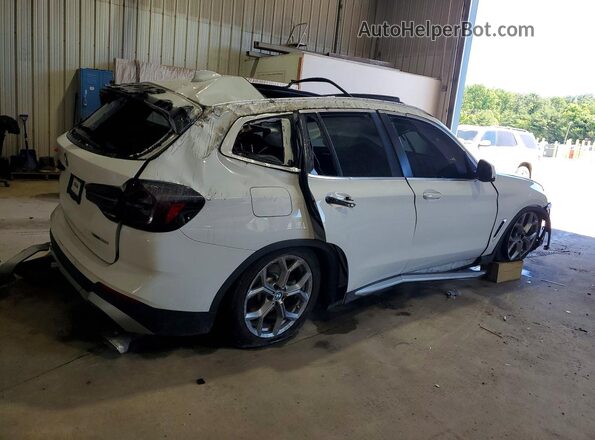 5UX53DP02P9R81771 2023 BMW X3 White Rear right