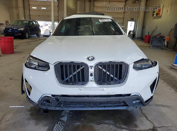 5UX53DP02P9R81771 2023 BMW X3 White Front view