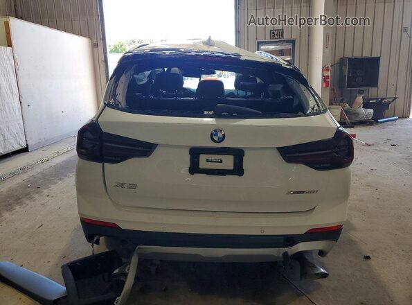 5UX53DP02P9R81771 2023 BMW X3 White Rear view