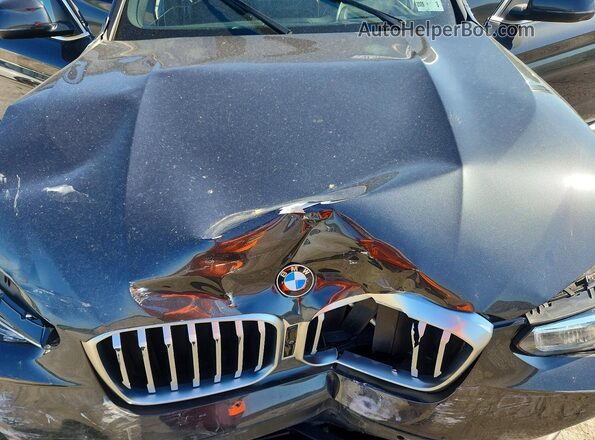 5UX53DP02P9S09481 2023 BMW X3 Charcoal Engine compartment view