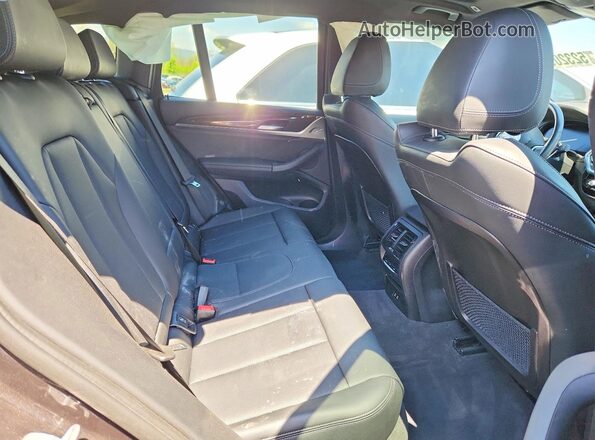 5UX53DP02P9S09481 2023 BMW X3 Charcoal Rear interior view
