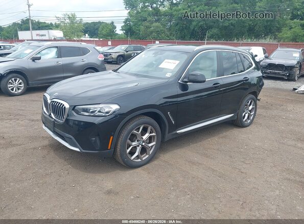 5UX53DP02R9V31525 2024 BMW X3 Black Front left