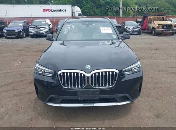 5UX53DP02R9V31525 2024 BMW X3 Black Instrument cluster view