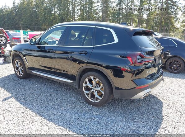 5UX53DP03N9J53760 2022 BMW X3 Black Tył lewy