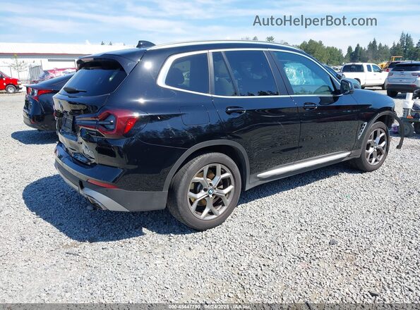 5UX53DP03N9J53760 2022 BMW X3 Black Tył prawy