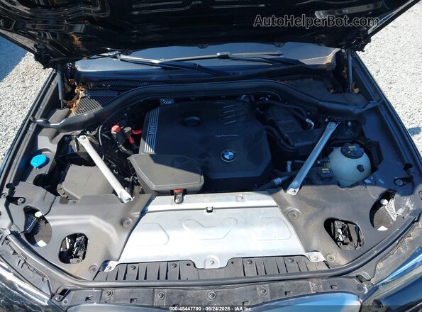5UX53DP03N9J53760 2022 BMW X3 Black Widok z tyłu