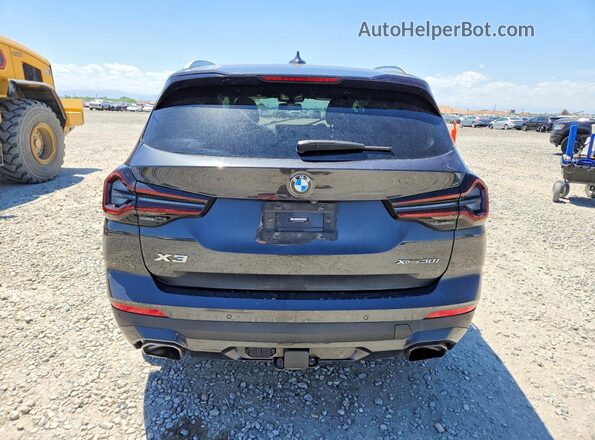 5UX53DP04P9R98507 2023 BMW X3 Gray Rear view