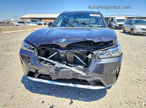 5UX53DP04P9R98507 2023 BMW X3 Gray Front view