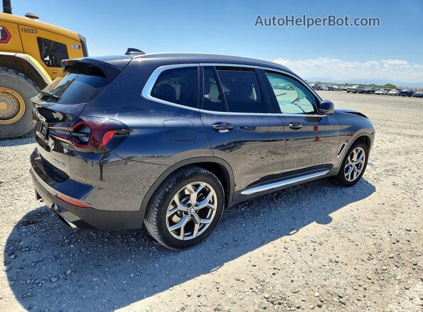 5UX53DP04P9R98507 2023 BMW X3 Gray Rear right