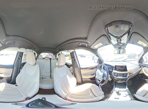 5UX53DP04P9R98507 2023 BMW X3 Gray 360 interior view