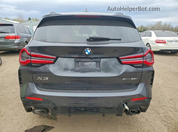 5UX53DP04P9T00333 2023 BMW X3 Charcoal 