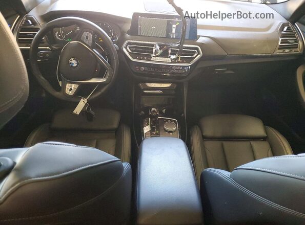 5UX53DP05N9M40050 2022 BMW X3 Blue წინა პანელის ხედი