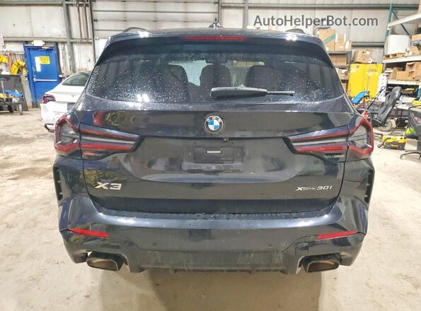 5UX53DP05P9P70371 2023 BMW X3 Black Rear view