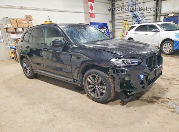 5UX53DP05P9P70371 2023 BMW X3 Black Front right