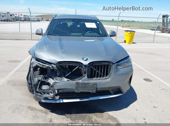 5UX53DP05P9S20765 2023 BMW X3 Gray Вид щитка приладів