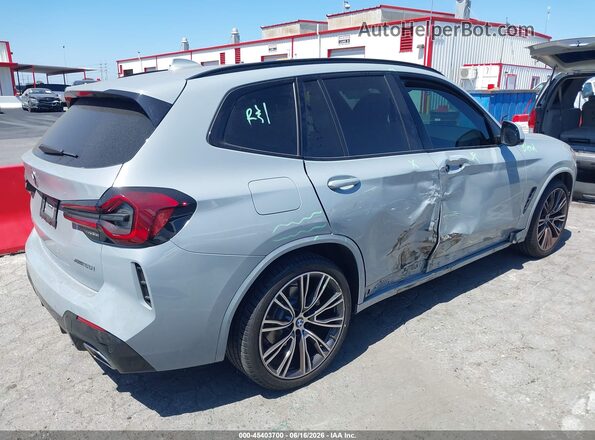 5UX53DP06N9K83645 2022 BMW X3 Gray Tył prawy