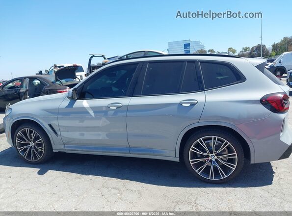 5UX53DP06N9K83645 2022 BMW X3 Gray Widok wnętrza 360 stopni