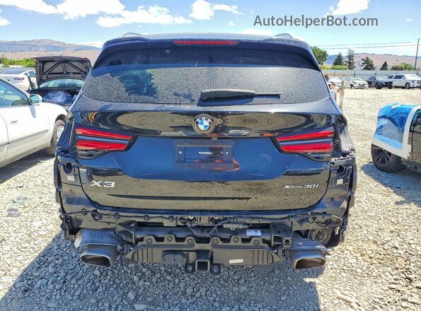 5UX53DP06N9L24484 2022 BMW X3 Black 