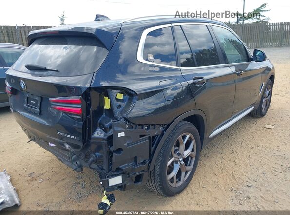 5UX53DP06N9L47103 2022 BMW X3 Black Tył prawy