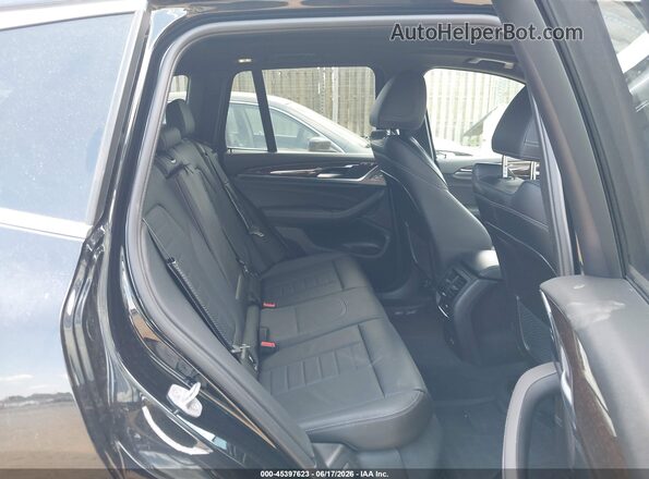 5UX53DP06N9L47103 2022 BMW X3 Black Widok naklejki z numerem VIN