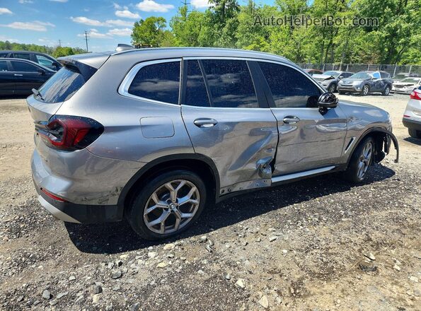 5UX53DP06P9S81087 2023 BMW X3 Серый Задняя правая четверть