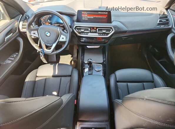 5UX53DP06P9S81087 2023 BMW X3 Серый Вид панели приборов