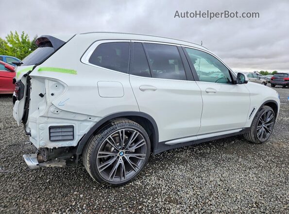 5UX53DP06R9X09601 2024 BMW X3 White Задня права чверть