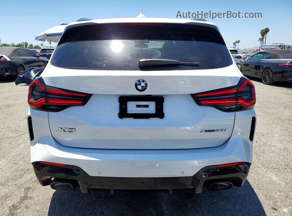 5UX53DP07R9U03412 2024 BMW X3 Белый Вид сзади