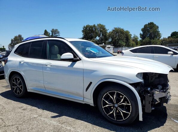 5UX53DP07R9U03412 2024 BMW X3 Белый Передняя правая четверть
