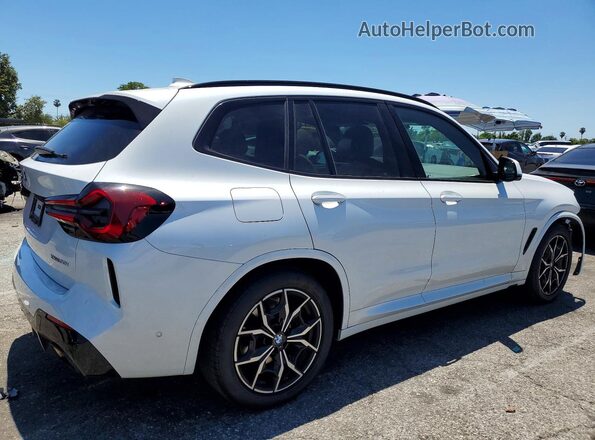 5UX53DP07R9U03412 2024 BMW X3 Белый Задняя правая четверть