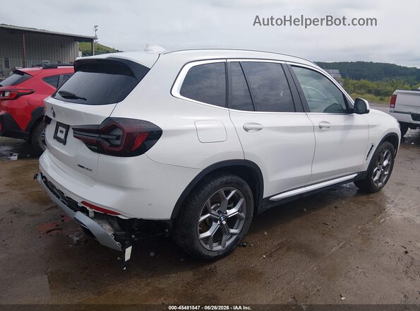 5UX53DP07R9U08867 2024 BMW X3 White Հետևի աջ