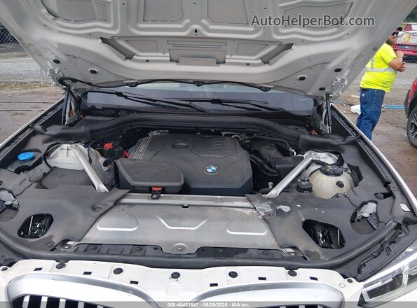 5UX53DP07R9U08867 2024 BMW X3 White Հետևի տեսք