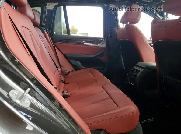 5UX53DP07R9W09541 2024 BMW X3 Gray Rear seats view