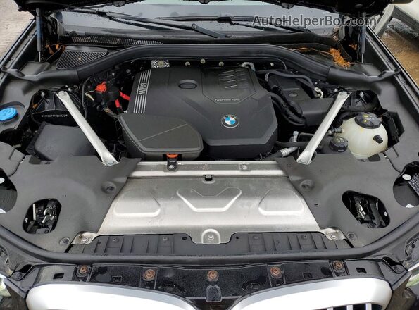 5UX53DP07R9X12572 2024 BMW X3 Black Շարժիչի բաժամունքի տեսք