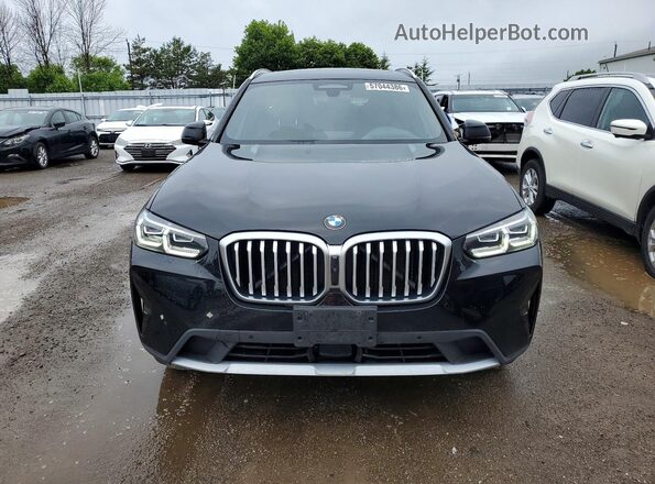 5UX53DP07R9X12572 2024 BMW X3 Black Դիմացի տեսք