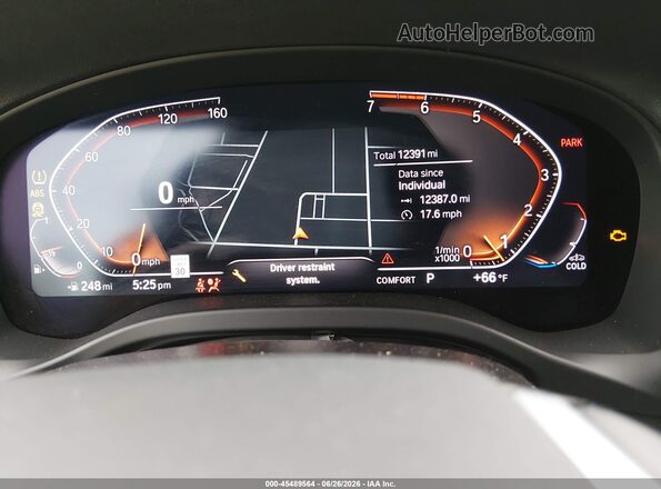 5UX53DP07R9X46236 2024 BMW X3 Серый Вид задних сидений