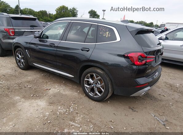 5UX53DP07R9X46236 2024 BMW X3 Серый Задняя левая четверть
