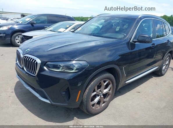 5UX53DP09N9L94920 2022 BMW X3 Black 